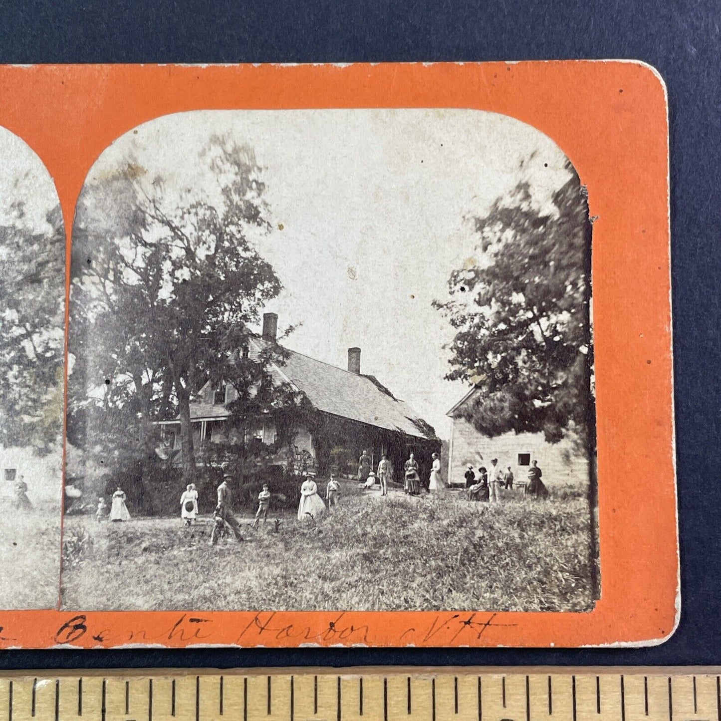 Rufus Lewis Coe House Center Harbor New Hampshire Stereoview c1860s Y853