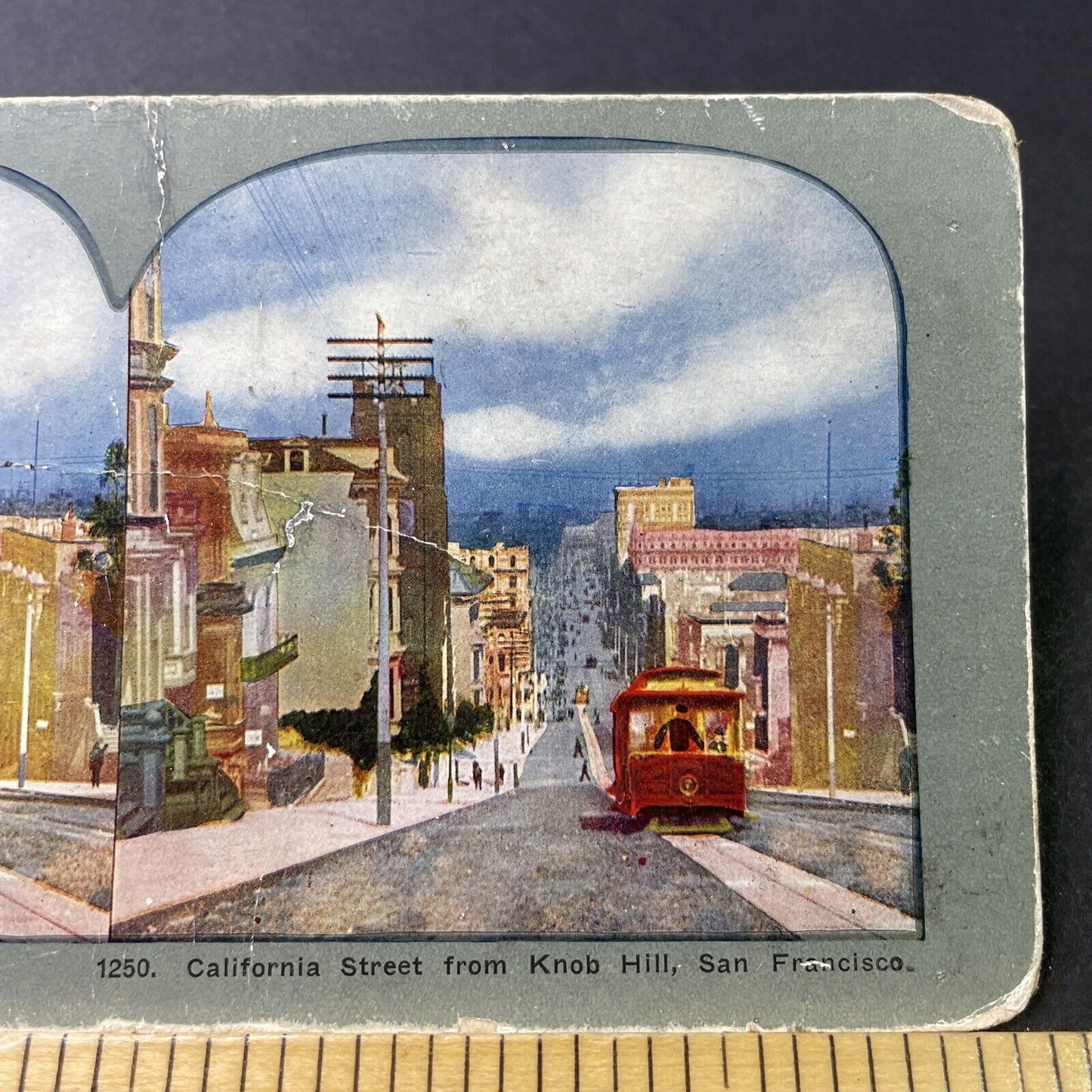 Antique 1890s Knob Hill San Francisco California Stereoview Photo Card P3058