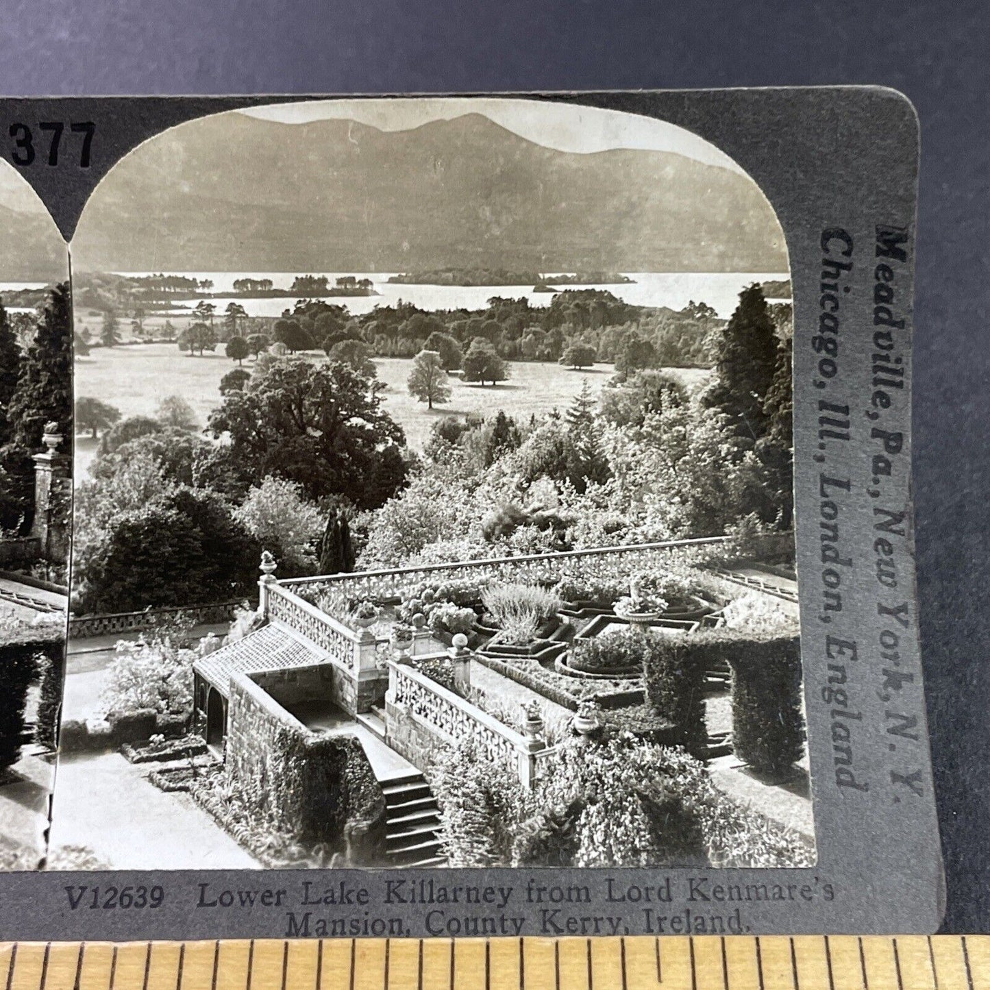 Antique 1910s Killarney Kenmare Ireland County Kerry Stereoview Photo Card P3740