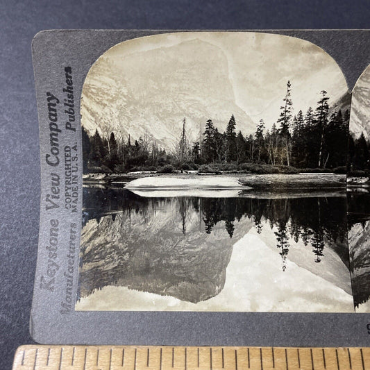 Antique 1909 El Capitan Yosemite California Stereoview Photo Card V2836