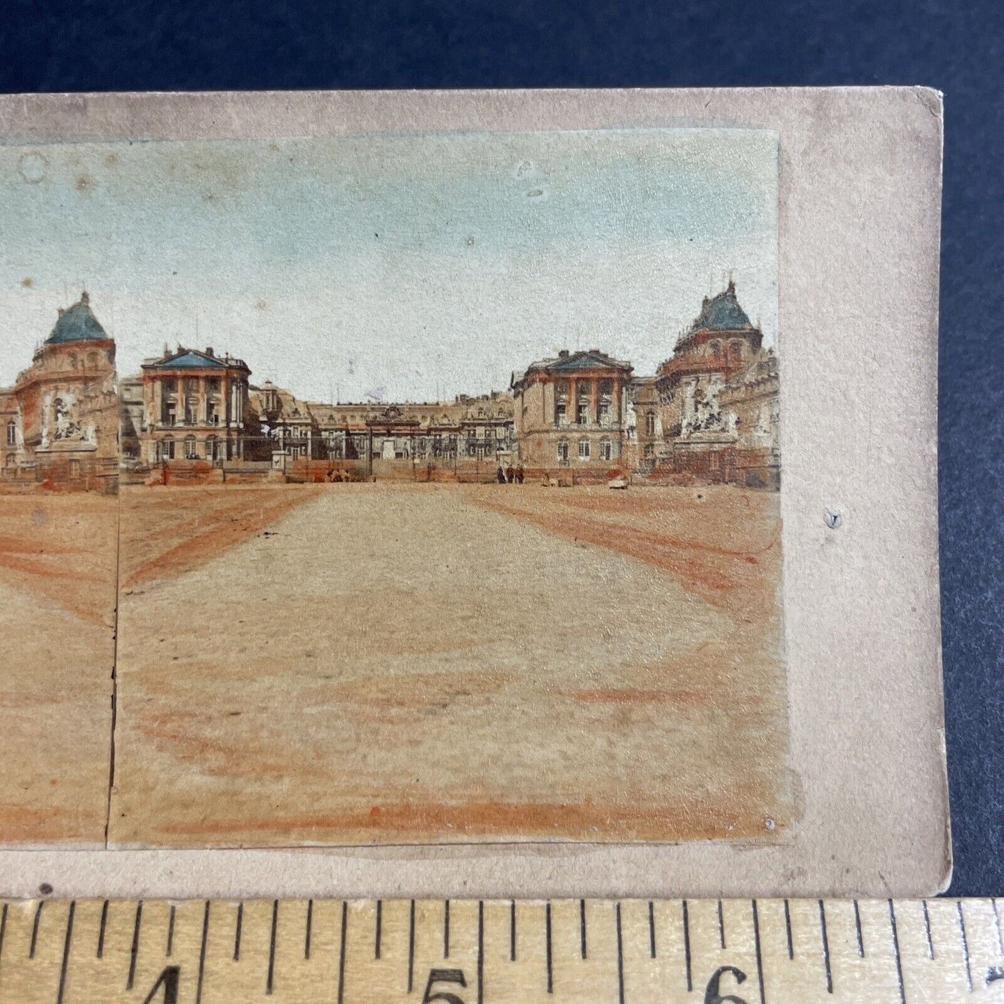 Antique 1850s Versailles Palace In Paris France Stereoview Photo Card P4159