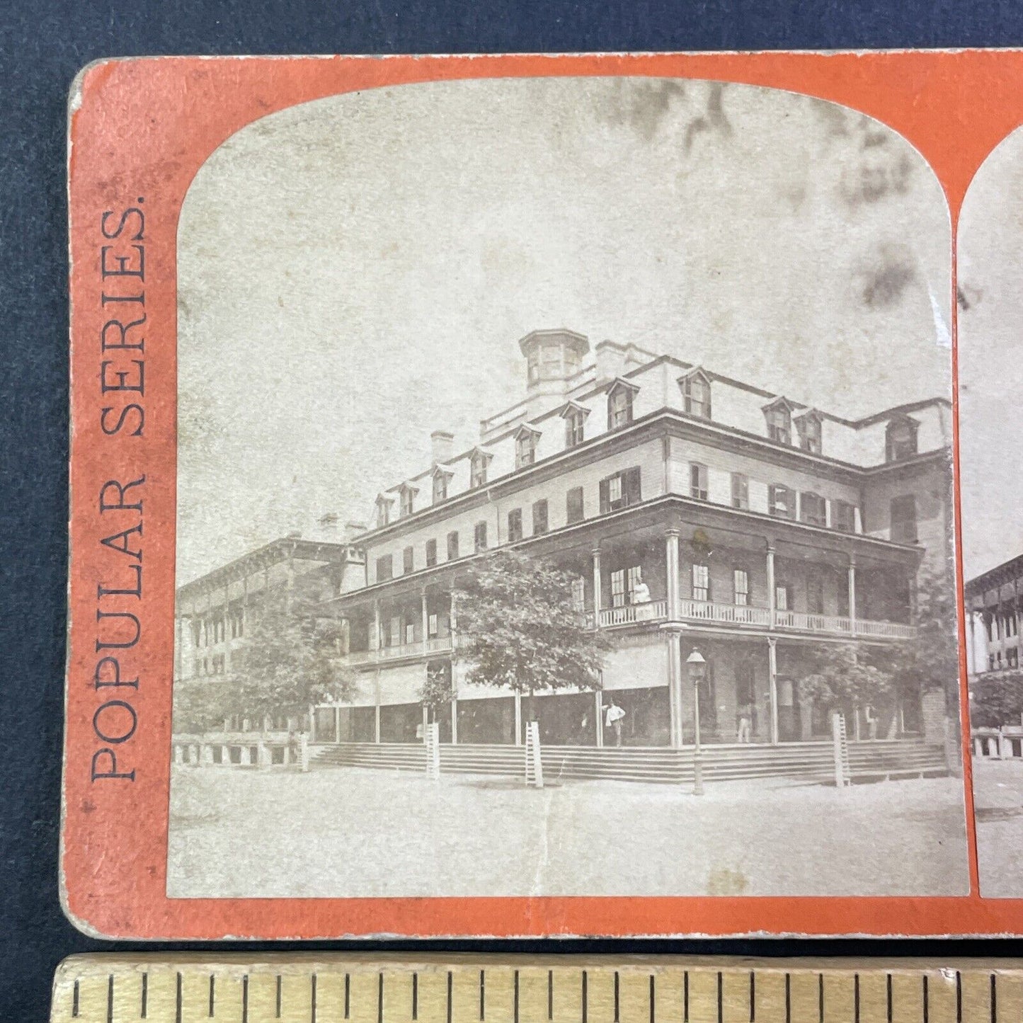 St. James Hotel Jacksonville FL Stereoview E&HT Anthony Antique c1876 Y056