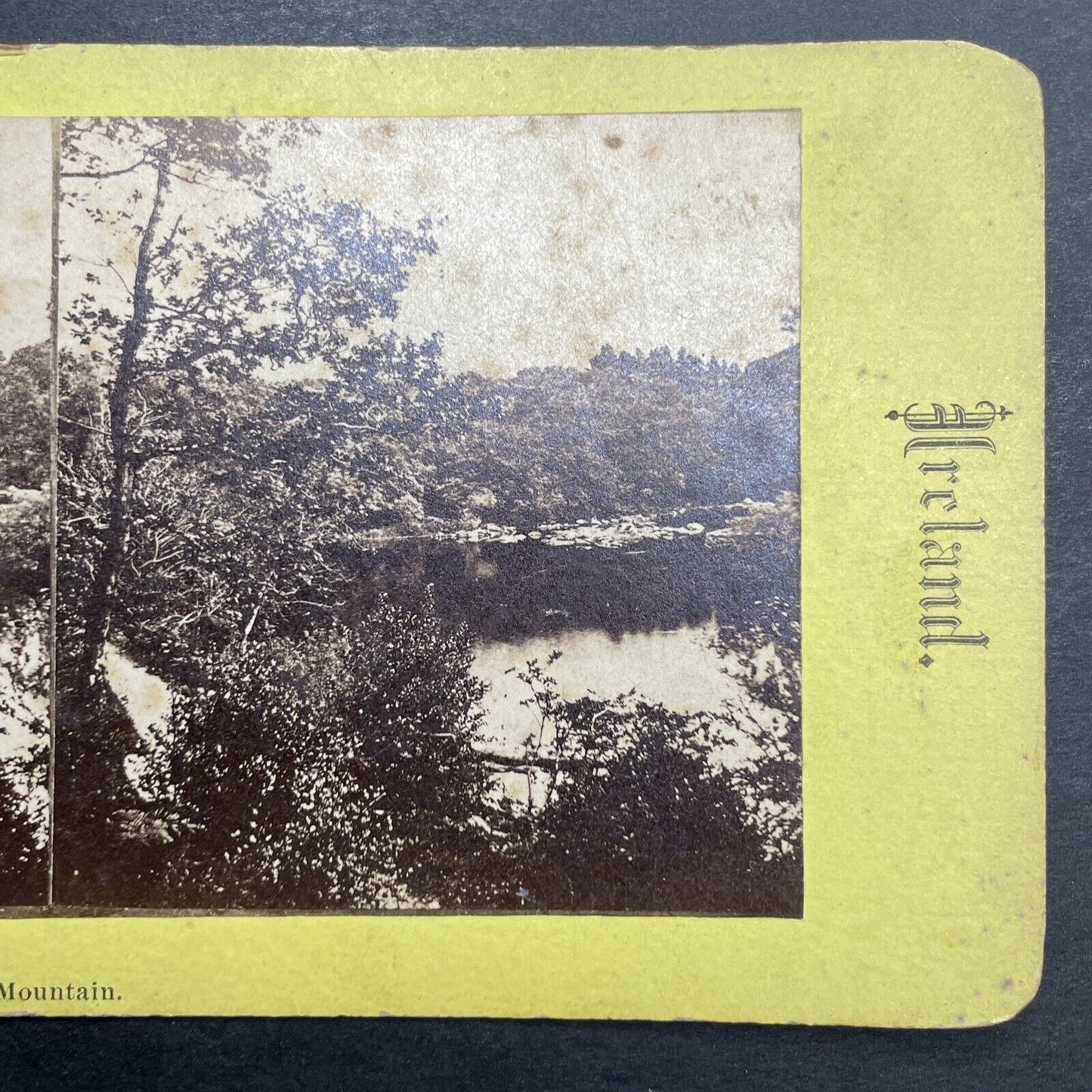 Antique 1860s Lakes Of Killarney Ireland Stereoview Photo Card P1200