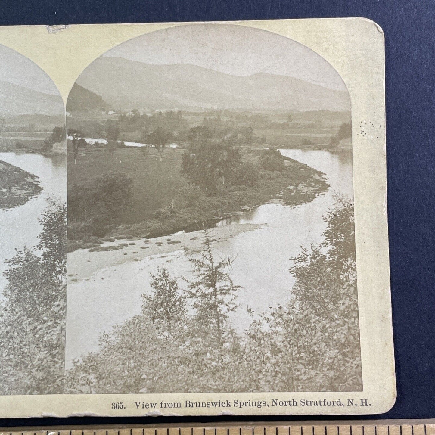North Stratford New Hampshire Stereoview B.W. Kilburn Antique c1870s Y443