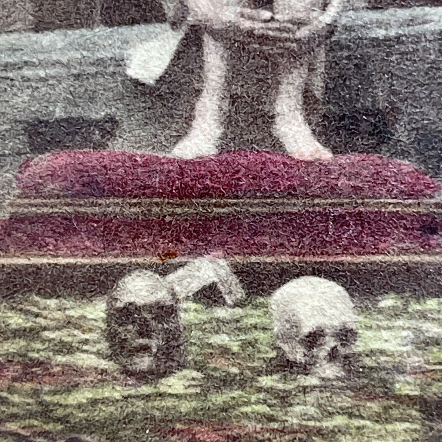 Antique 1860s Knight Kadosh Skull Ceremony Freemasons Stereoview Photo Card V473