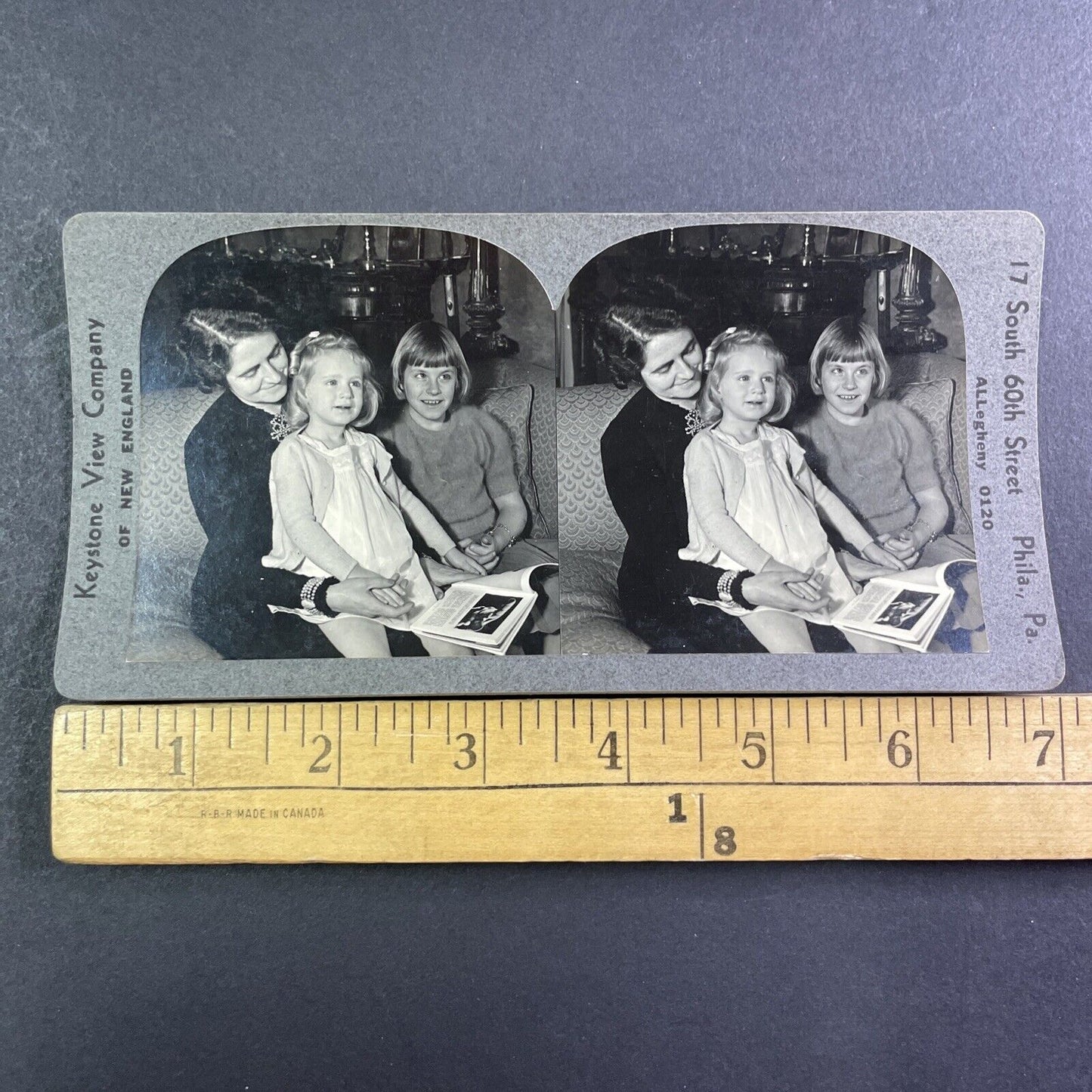 Robert R Martin Family Stereoview Stanwich Rd Greenwich CT Antique c1933 X1556