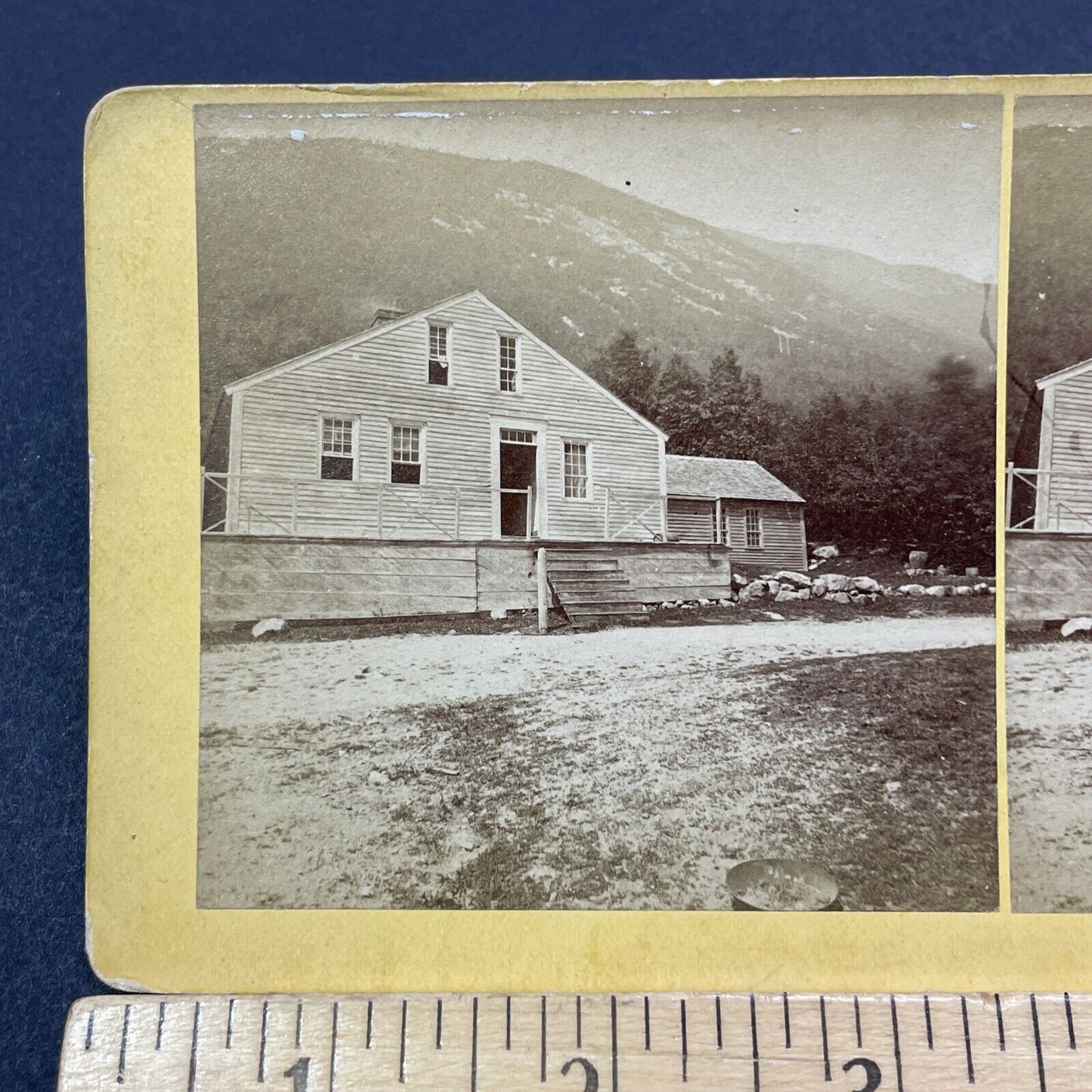 Antique 1870s The Willey House Crawford Notch NH Stereoview Photo Card V1964