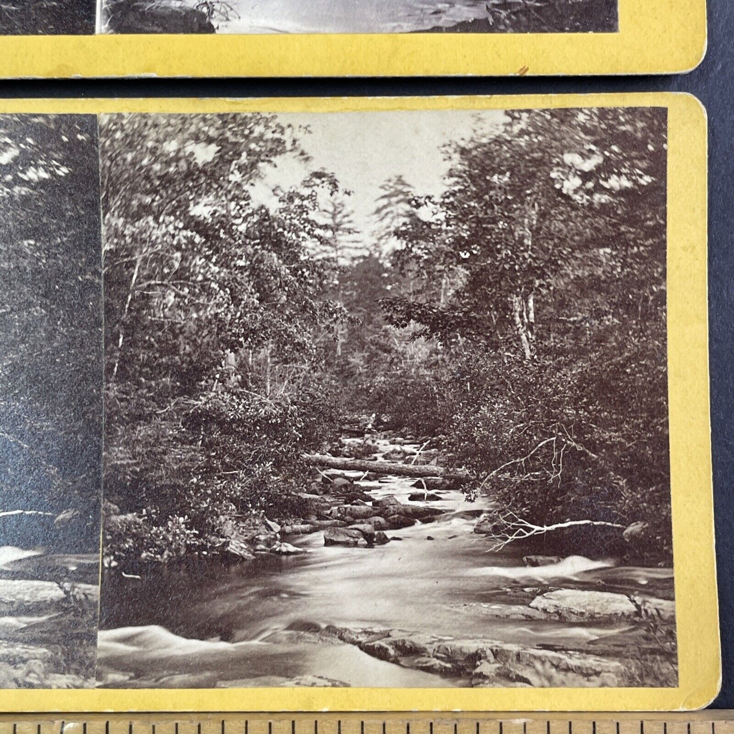 The Rattle River Lot Of 3 Stereoview New Hampshire Antique c1870 X3232