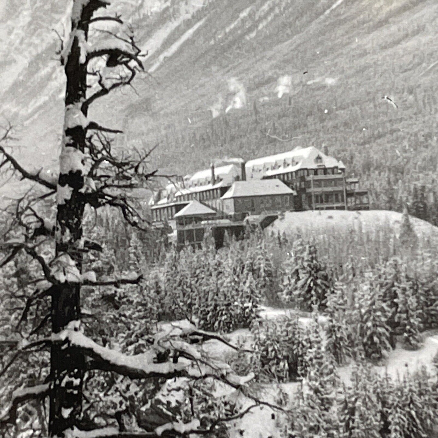 Antique 1904 Banff Springs Hotel Alberta Canada Stereoview Photo Card PC886