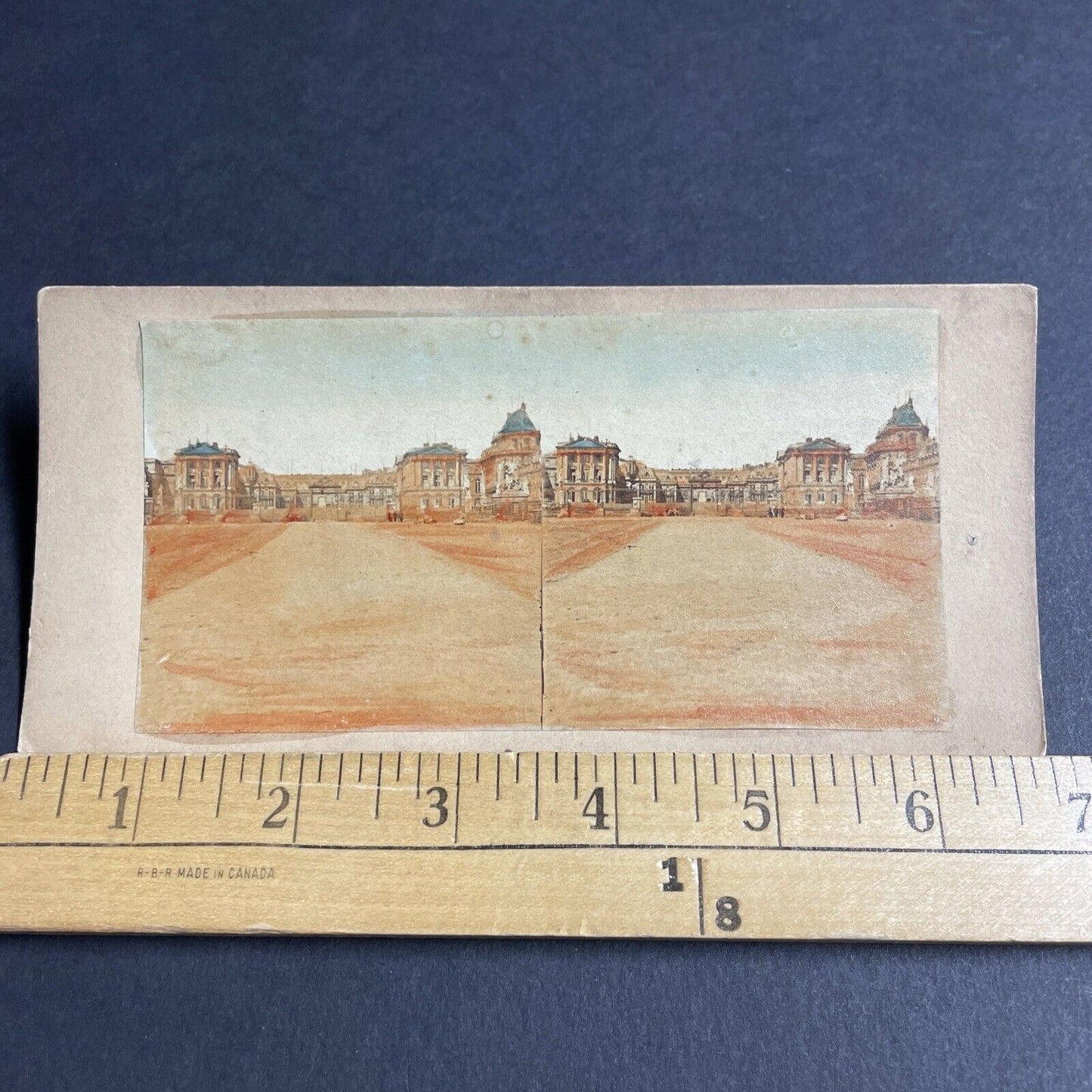 Antique 1850s Versailles Palace In Paris France Stereoview Photo Card P4159