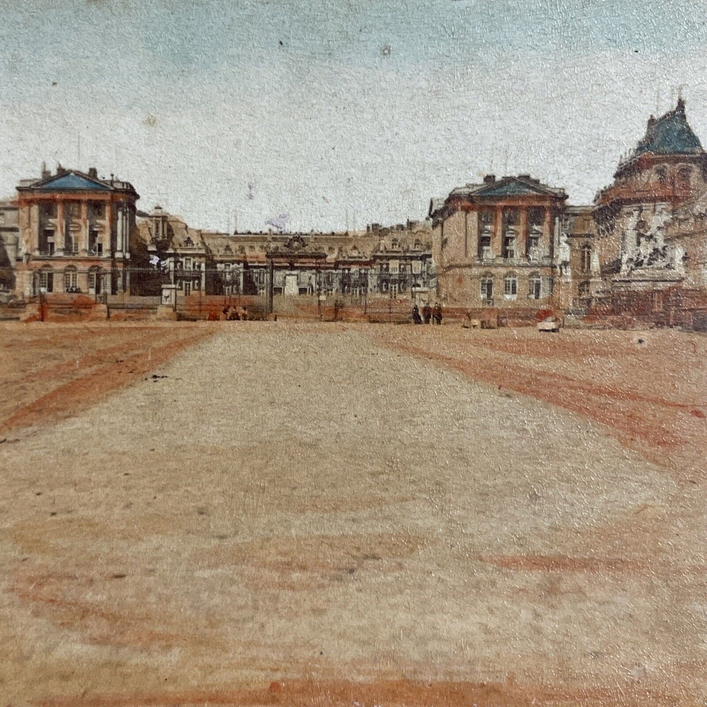 Antique 1850s Versailles Palace In Paris France Stereoview Photo Card P4159