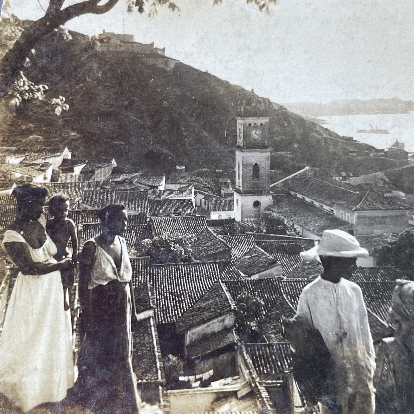 Antique 1905 Damage From Venezuela Crisis Of 1895 Stereoview Photo Card P3045