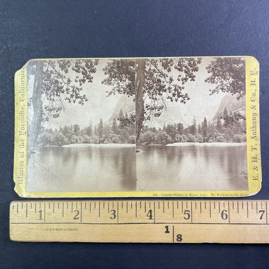 Glories Of Yo-Semite Stereoview Mirror Lake E&HT Anthony Antique c1870 X3711