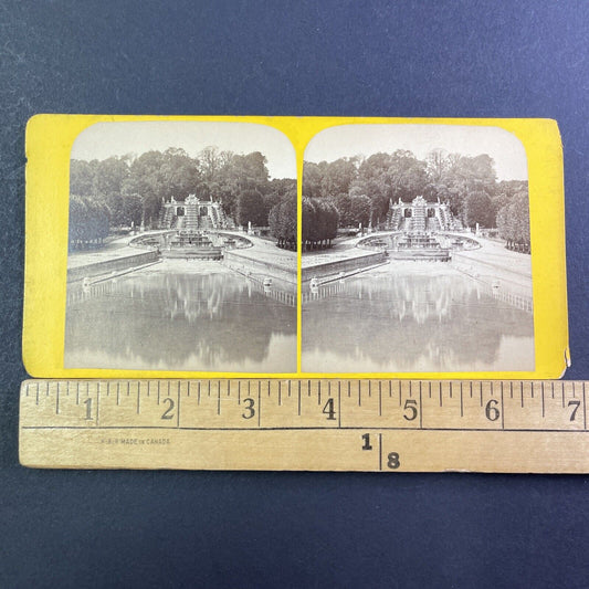 Chateau de Saint Cloud Paris France Stereoview Photo Card Antique c1867 X1576