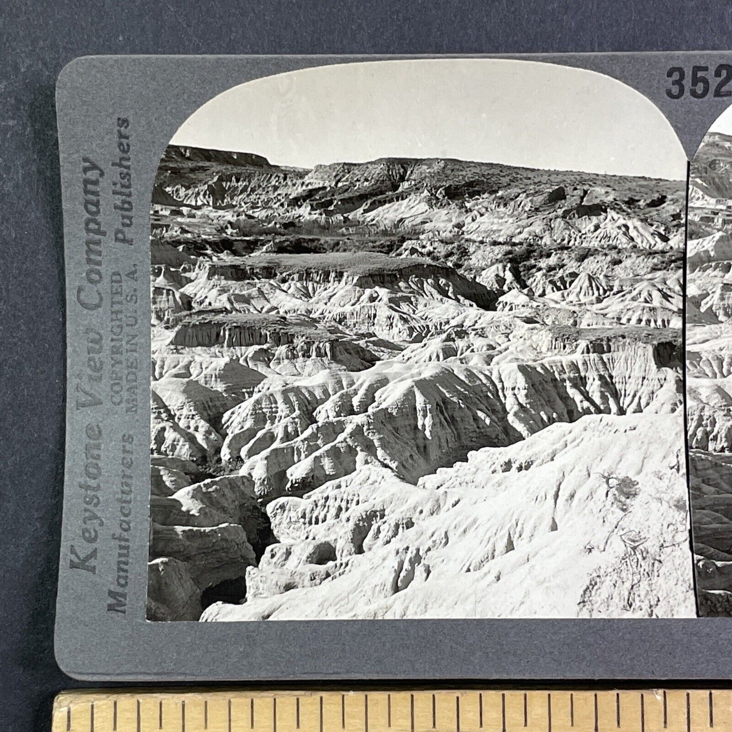 The Badlands Desert of Eastern Nevada Stereoview Antique c1910s Y1132