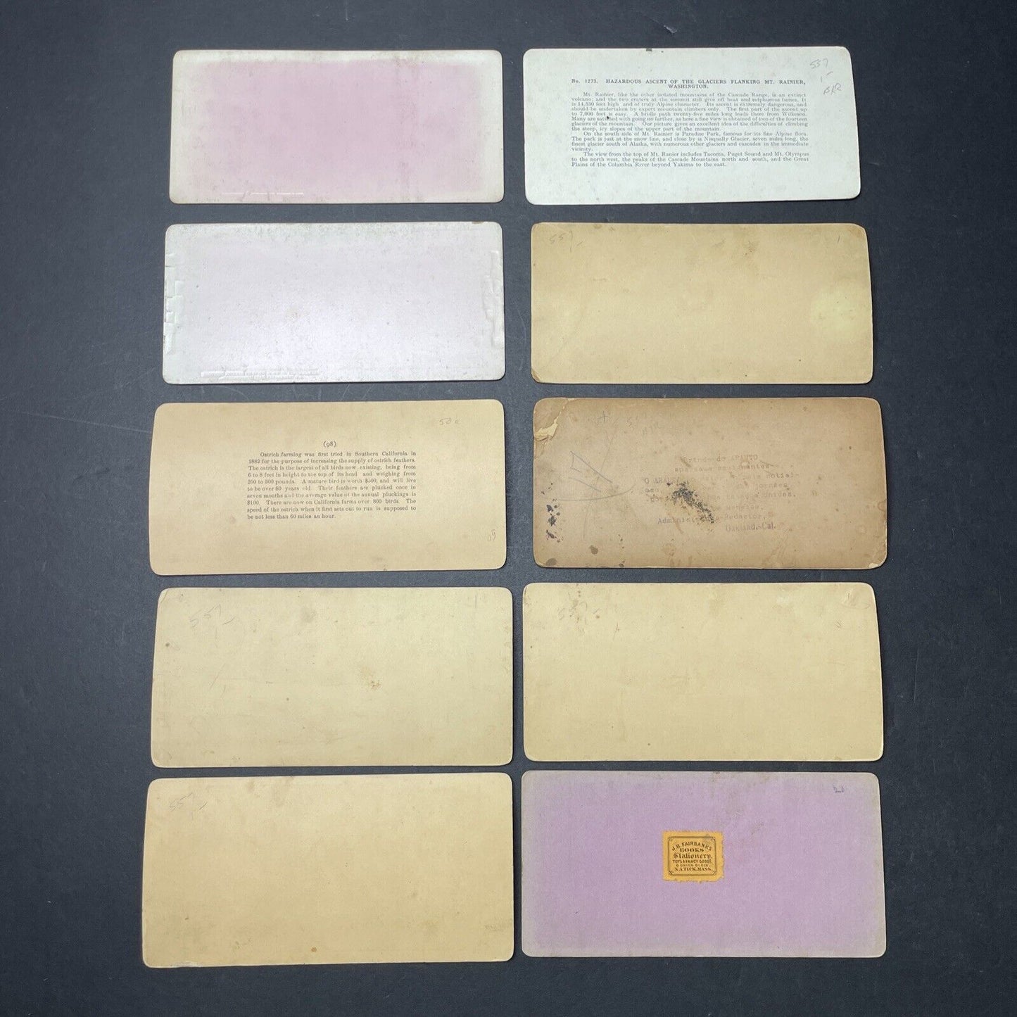 Lot Of 50 Various Scenes And People Stereoview Photo Cards Antique c1870s-1920s