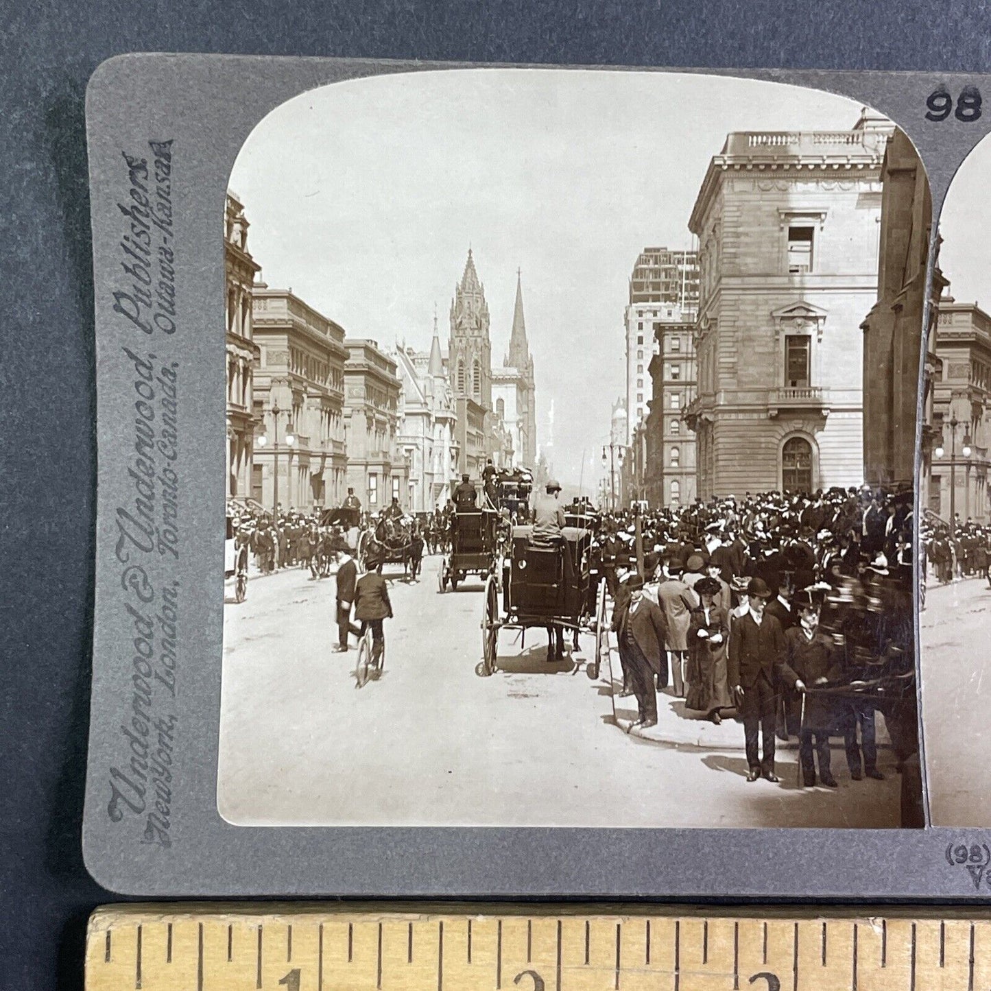 The Vanderbilt Homes Fifth Avenue Manhattan New York Stereoview c1899 Y1025