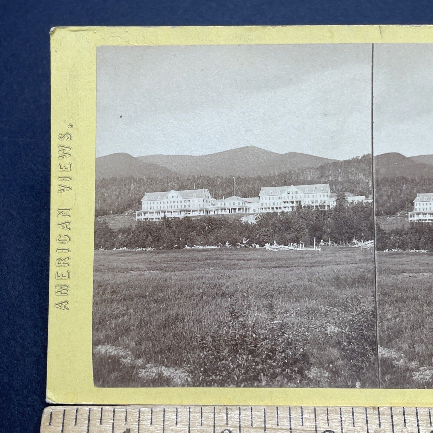 Antique 1870s Glen House Hotel Mt Washington NH Stereoview Photo Card V1704