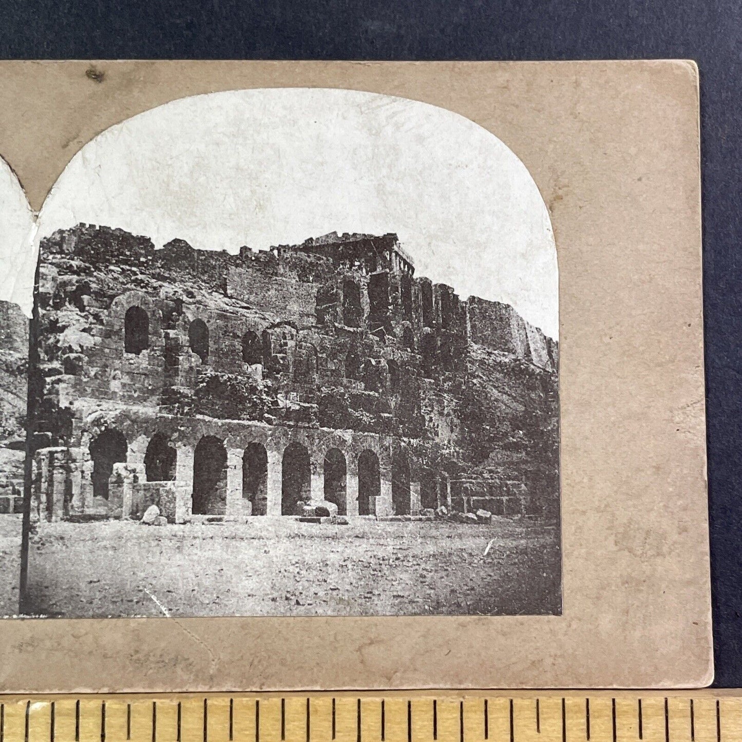 The Forum Rome Italy Ruins Unexcavated Stereoview Antique c1852 X1888