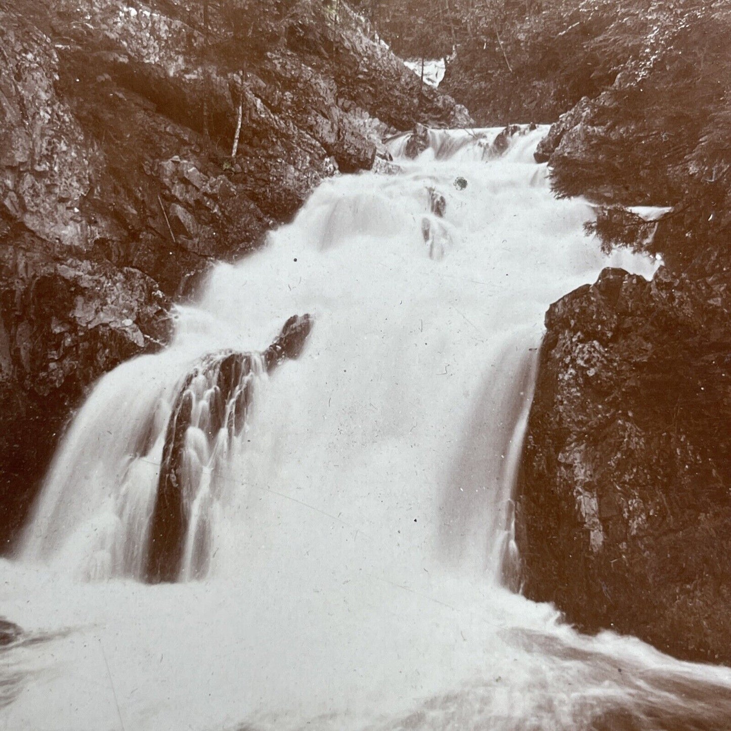 Antique 1888 Joseph Howe Falls Truro Nova Scotia Stereoview Photo Card P891