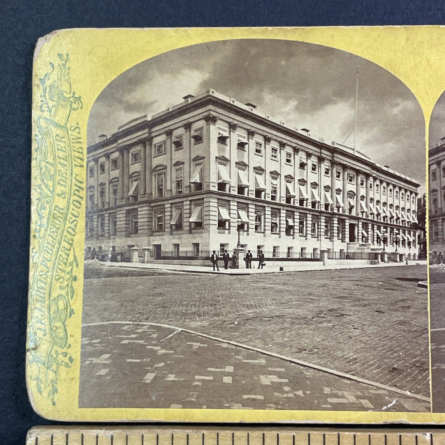 USPS Post Office Washington DC Stereoview John F. Jarvis Antique c1870s X3579