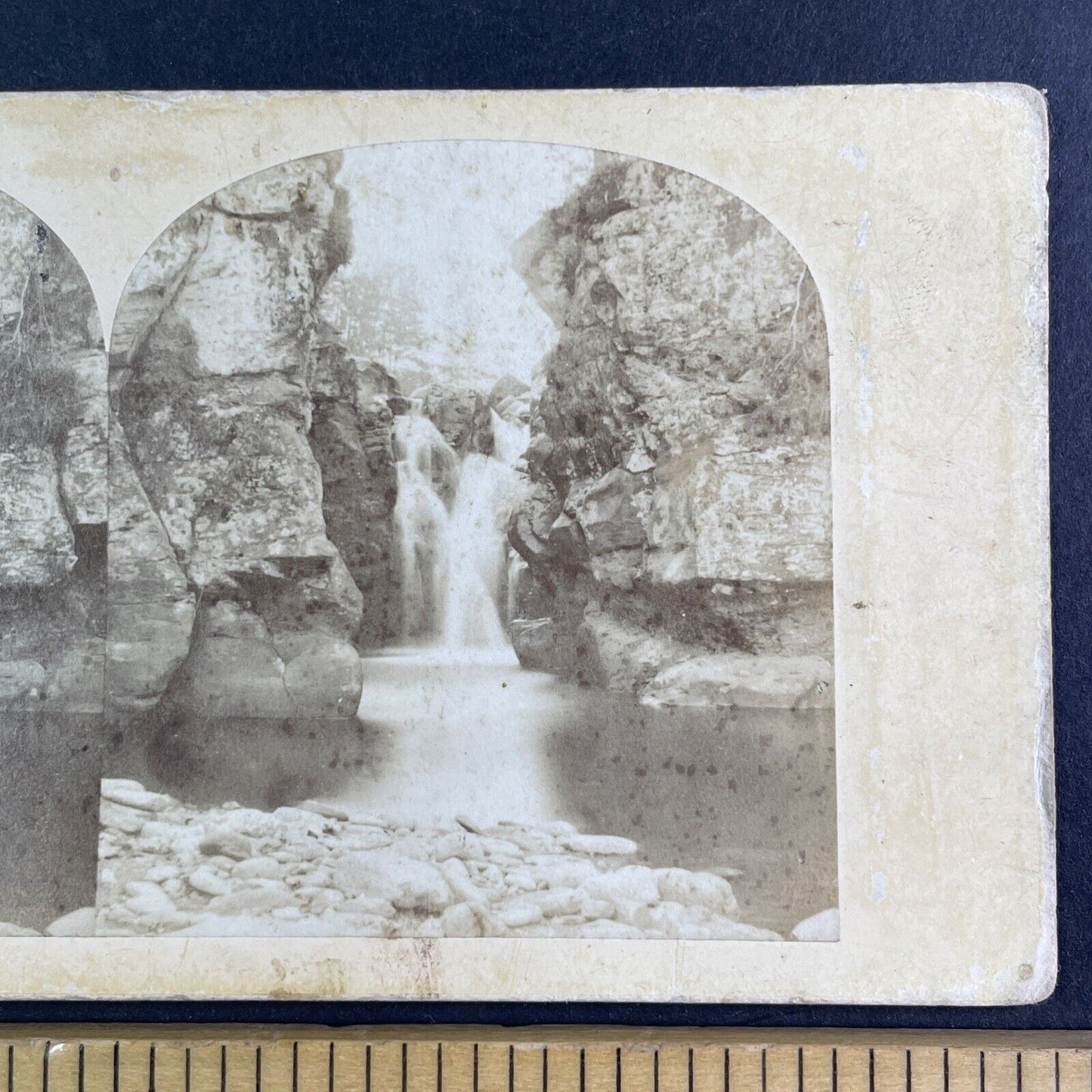 Kaaterskill Clove Catskill Mountains Stereoview New York Antique c1870s Y2559