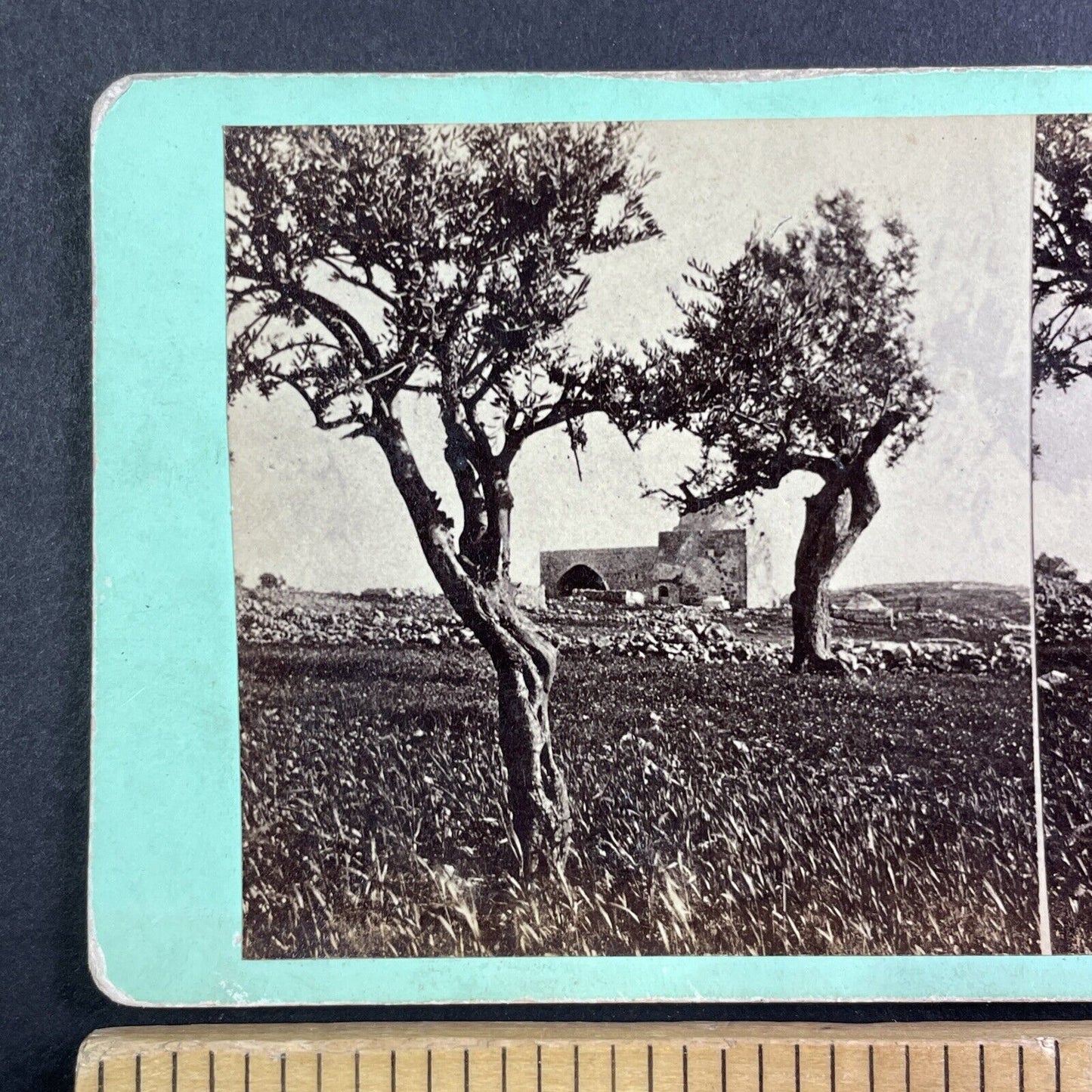 Rachel's Tomb Bethlehem Israel Palestine Stereoview Salt Print c1860 Y454