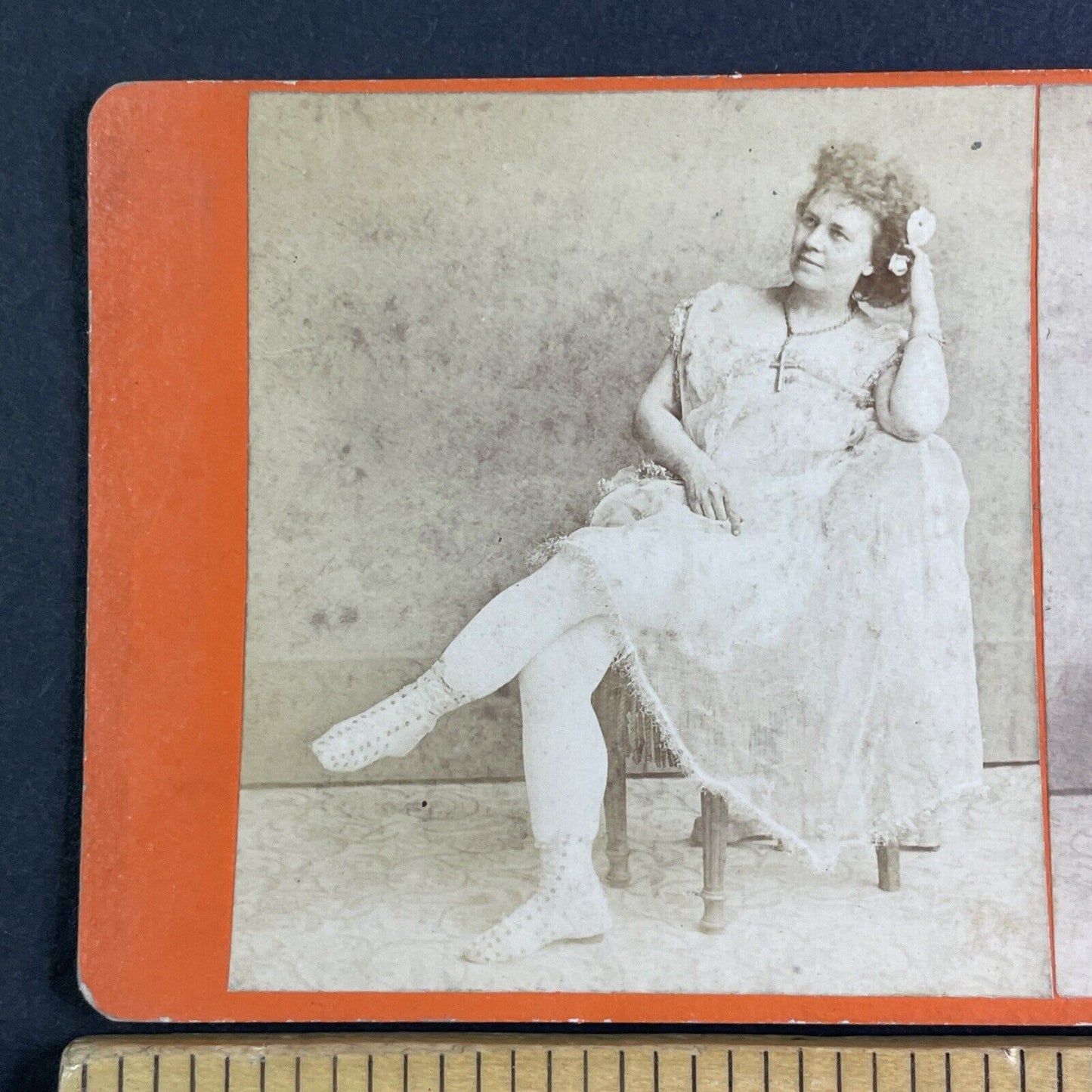 Rose Doyle Vaudeville Actress Opera Singer Stereoview Antique c1865 X3581