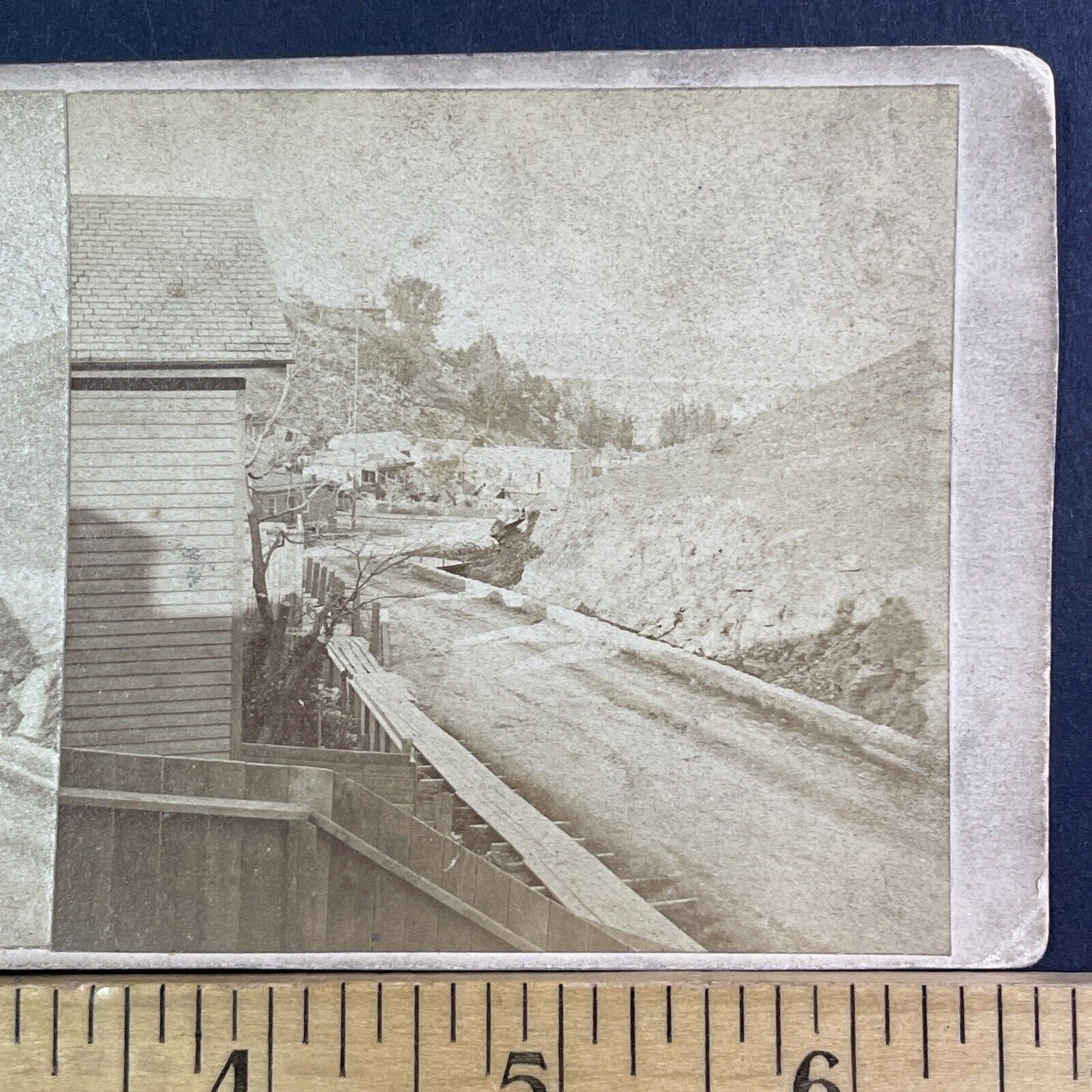 Hill Street And Diamond Street Stereoview San Francisco OOAK Antique c1870 X1801