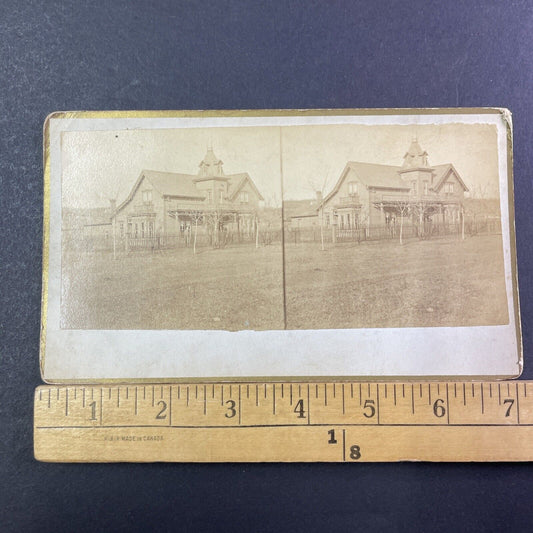 J.C. Williams Homestead Stereoview LaGrange Georgia Antique c1870 X2566