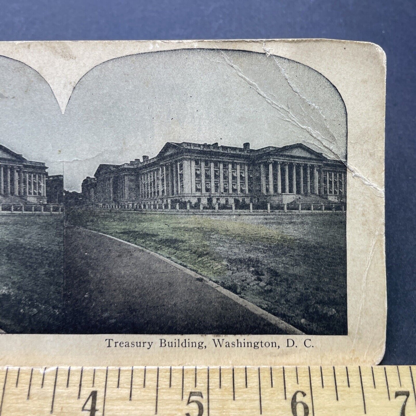 Antique 1870s The Treasury Building Washington DC Stereoview Photo Card P2497