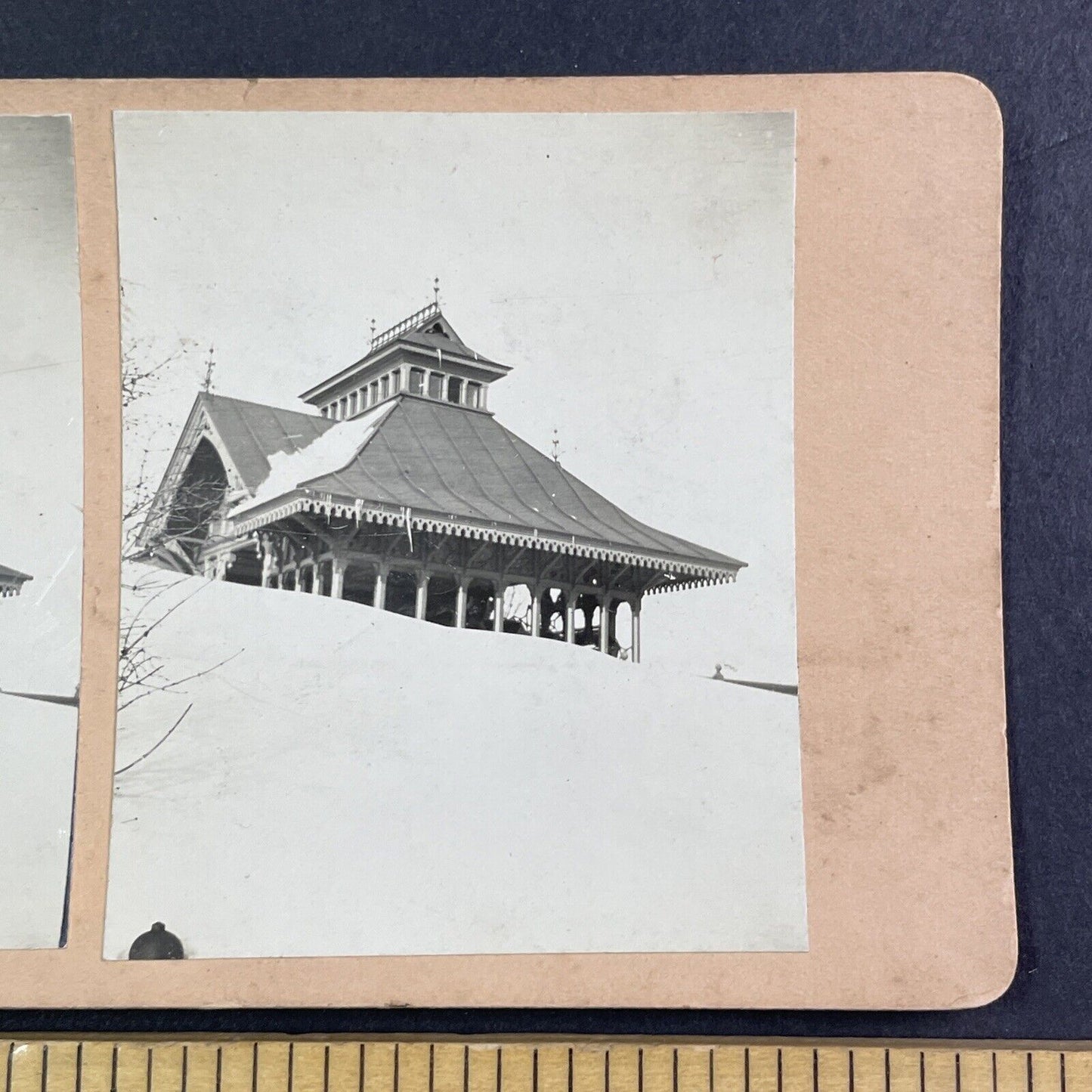 Summer Pavilion Parliament Hill Ottawa Canada Stereoview Antique c1908 Y2721