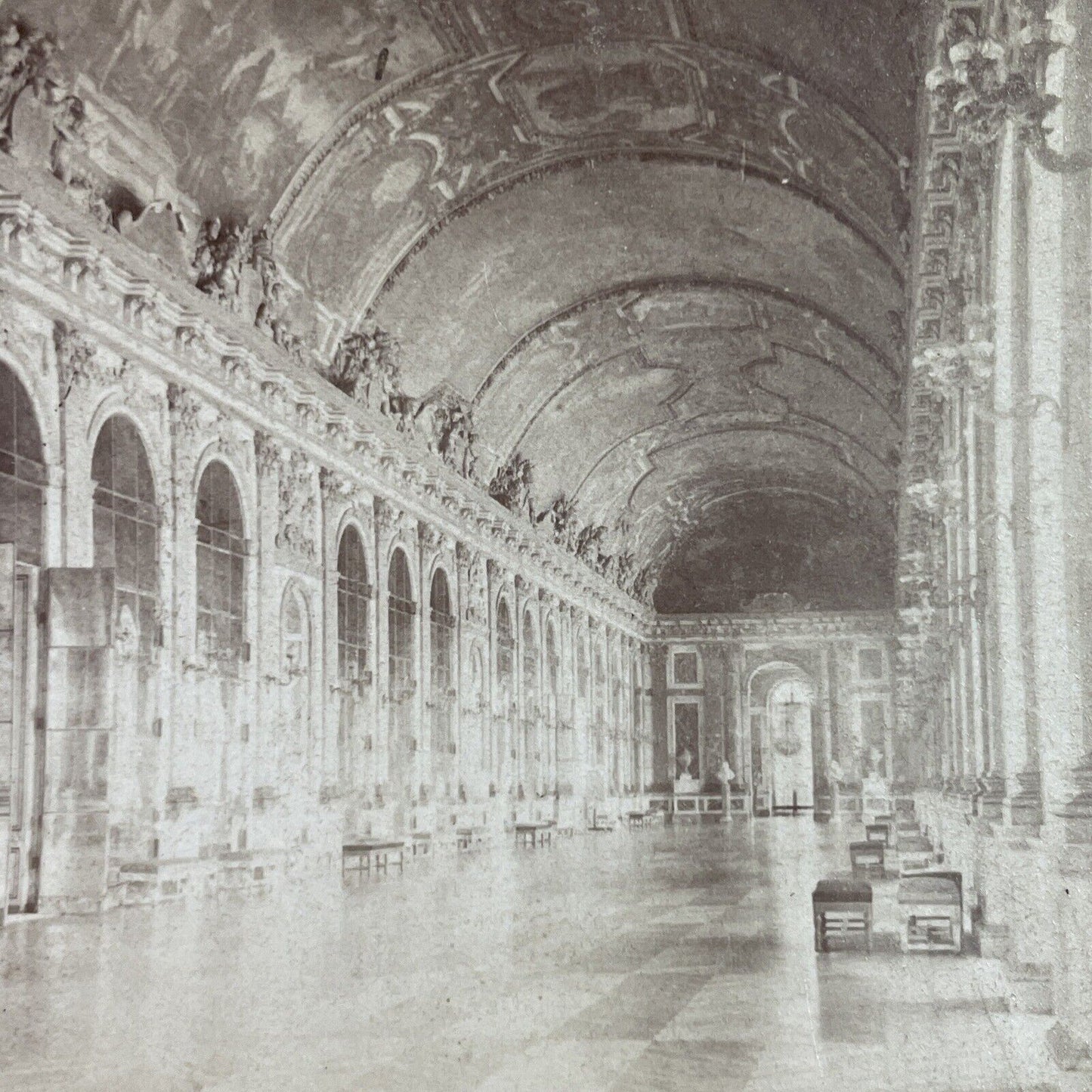 Antique 1894 Palace Of Versailles France Stereoview Photo Card P3783