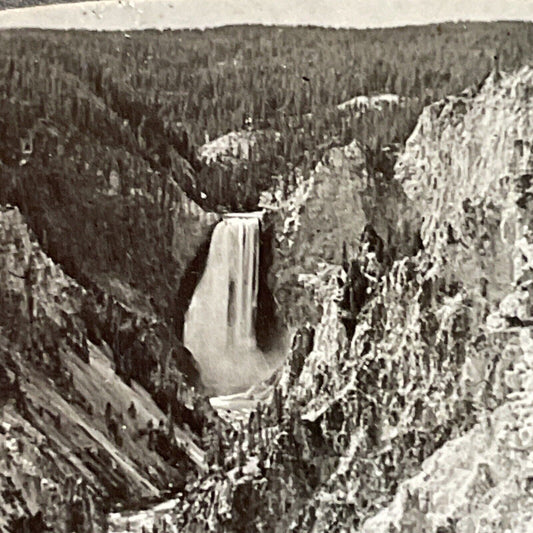 Antique 1910s Grand Canyon Yellowstone National Park Stereoview Photo Card P3678