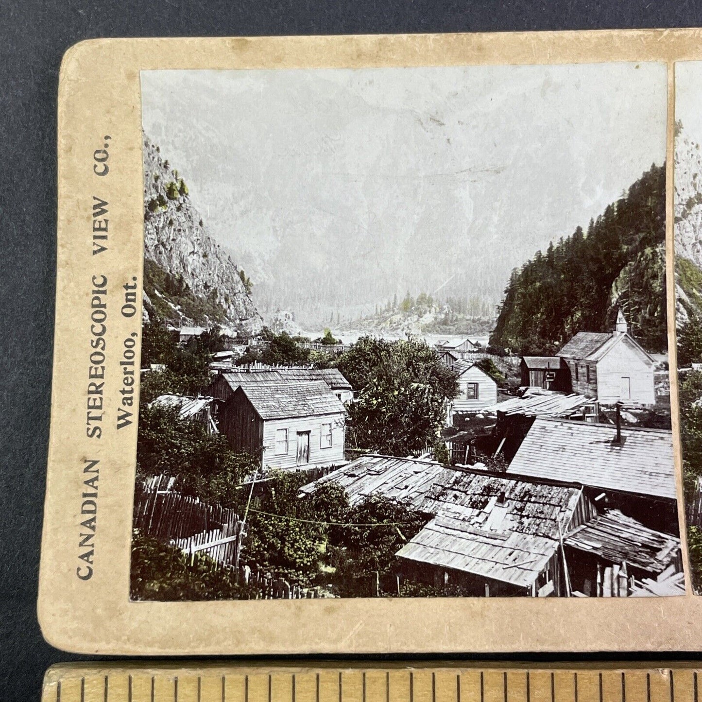 Yale First Nation British Columbia Canada Stereoview CPR Rail Views c1899 Y2109