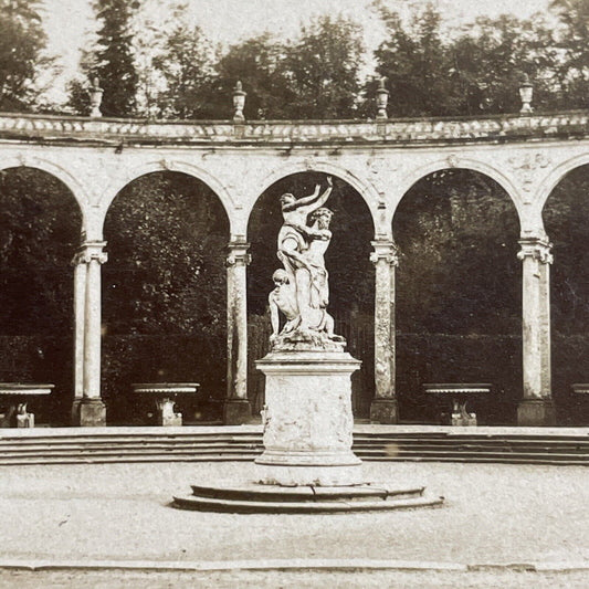 Antique 1870s The Colonnade Versailles Paris France Stereoview Photo Card P4375