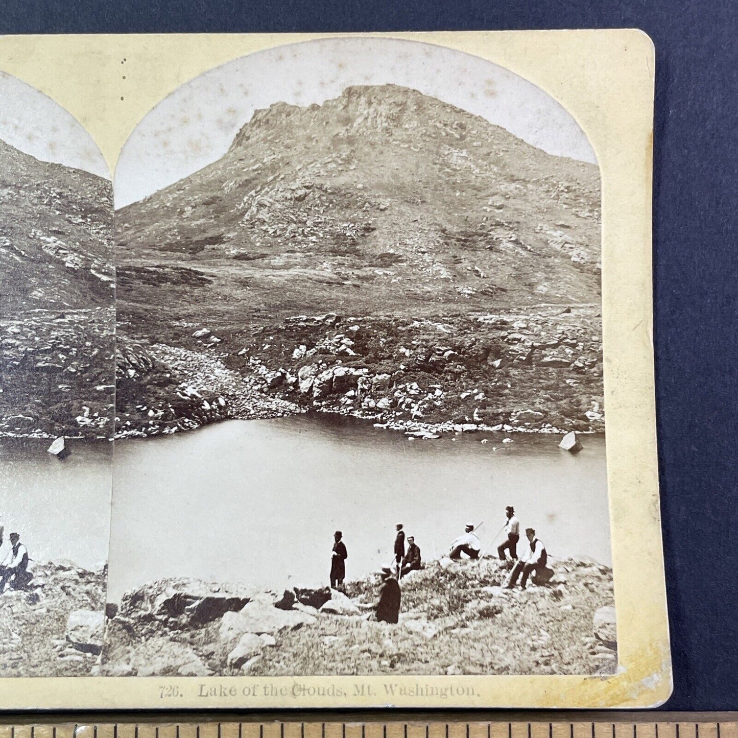 Lake of the Clouds Mt Washington Stereoview New Hampshire c1870s Y1854