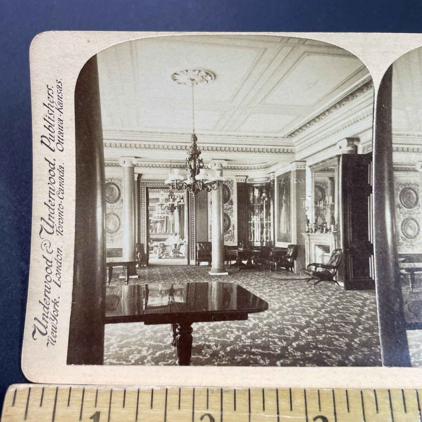 Antique 1890s Buckingham Palace England UK Stereoview Photo Card P3789