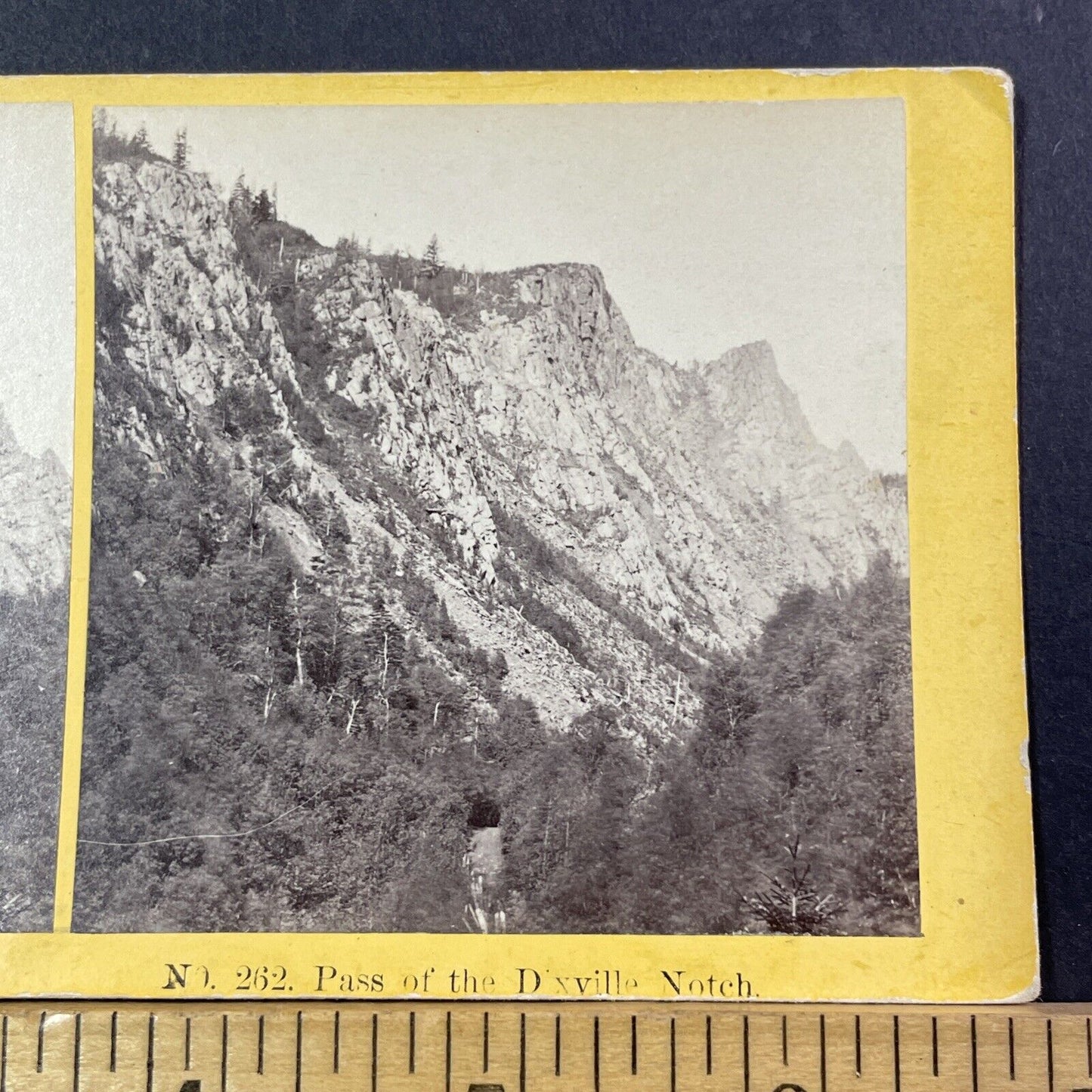 Dixville Notch New Hampshire Stereoview Photo Card Antique 1867 X919