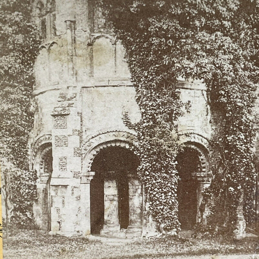 Antique 1890s Canterbury Cathedral England UK Stereoview Photo Card P1857