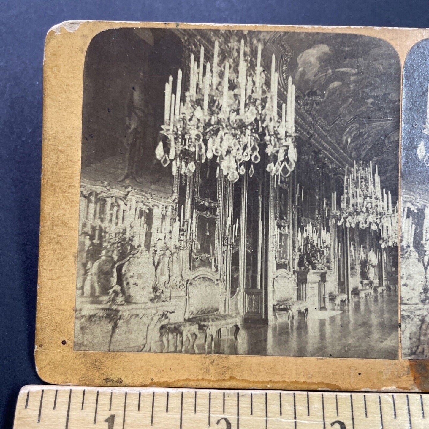 Antique 1870s Palais Royal Palace Paris France Stereoview Photo Card P4110