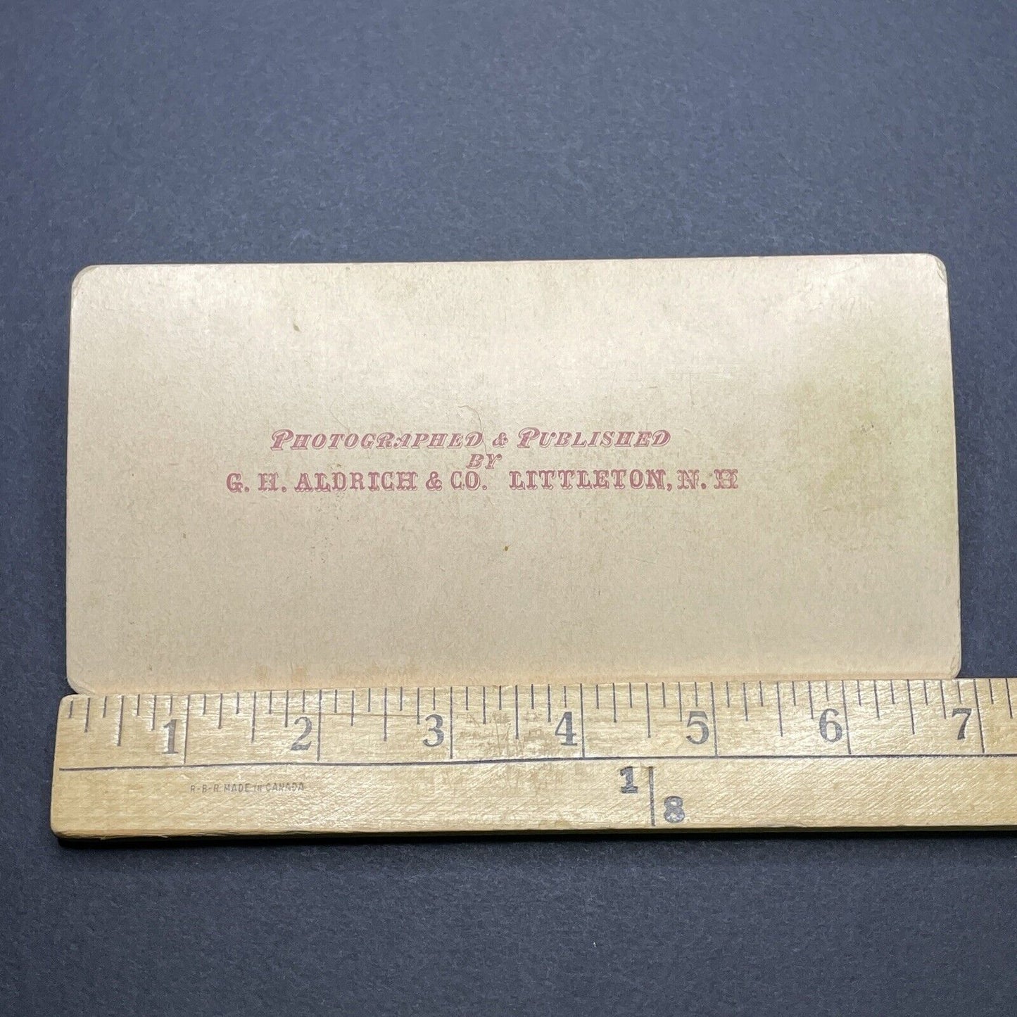 Antique 1880s Glen Ellis Falls Jackson NH Stereoview Photo Card V1709