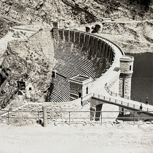 Antique 1920s The Roosevelt Dam Phoenix Arizona Stereoview Photo Card P4830