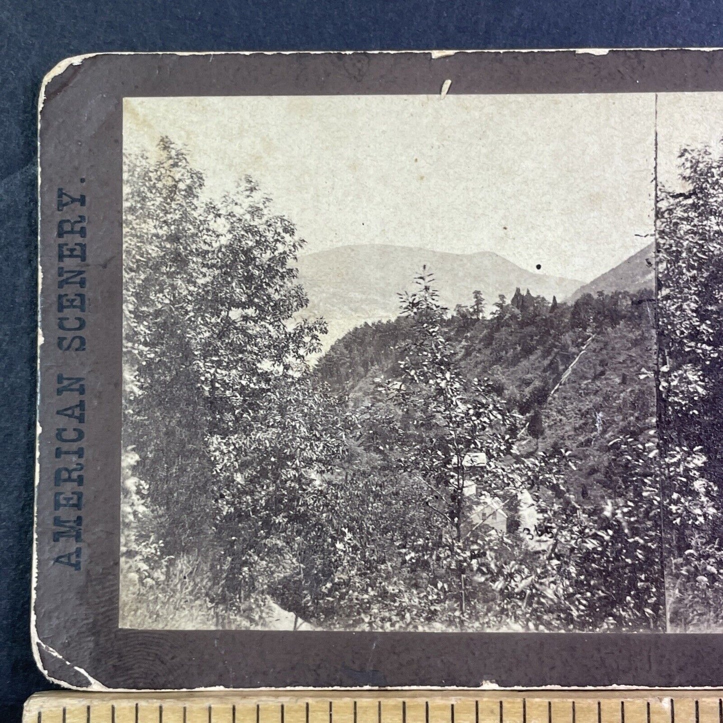 Bull Hill In Cold Spring New York Stereoview Hudson River Antique c1880 X1596