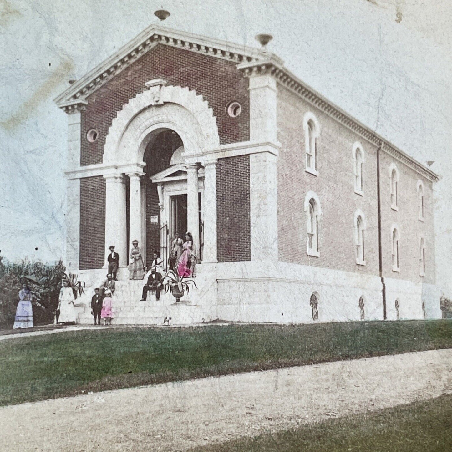 Stephen and Peter Sachs Museum Stereoview St. Louis MO Antique c1865 X3851