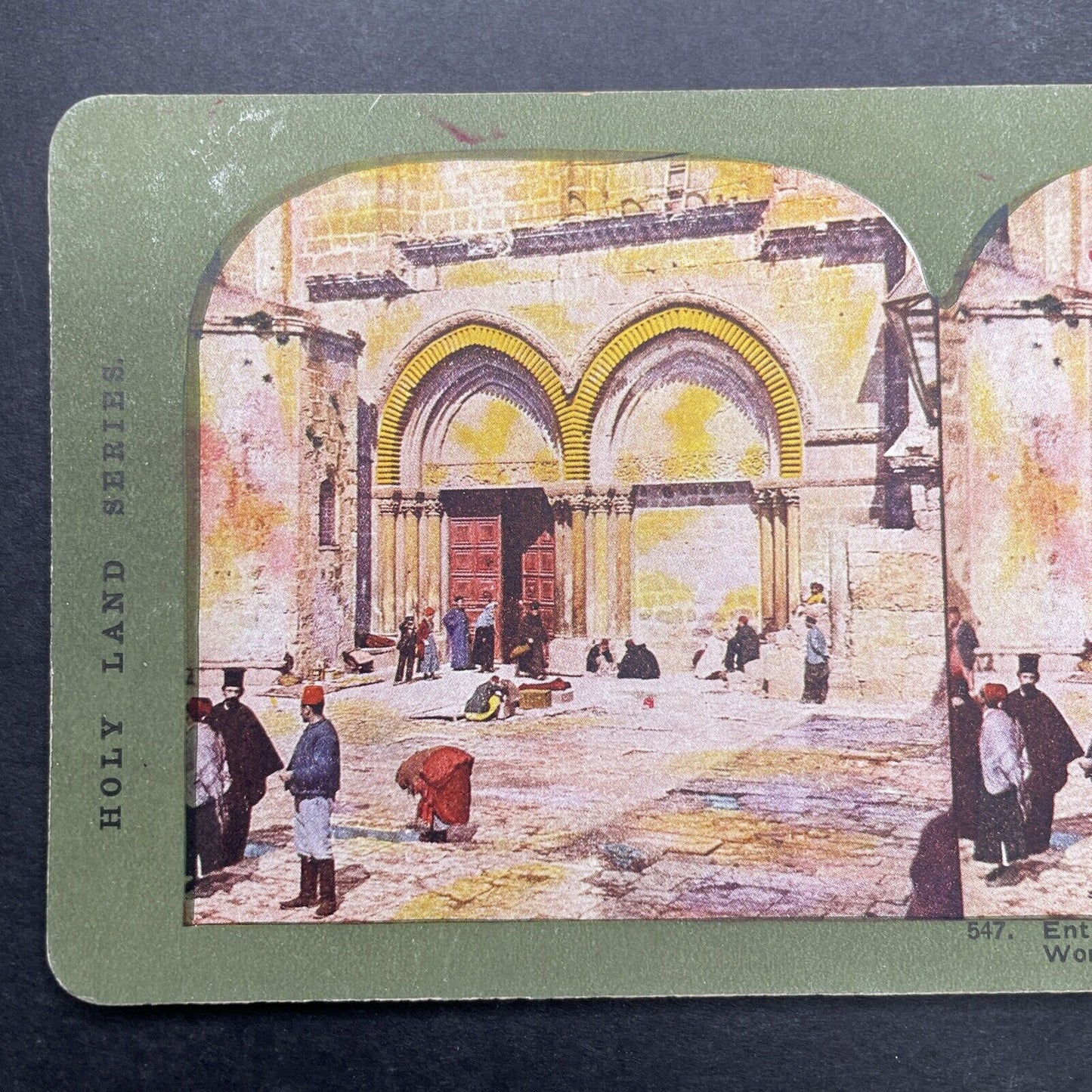 Antique 1904 Church Of The Holy Sepulchre Stereoview Photo Card P580-103