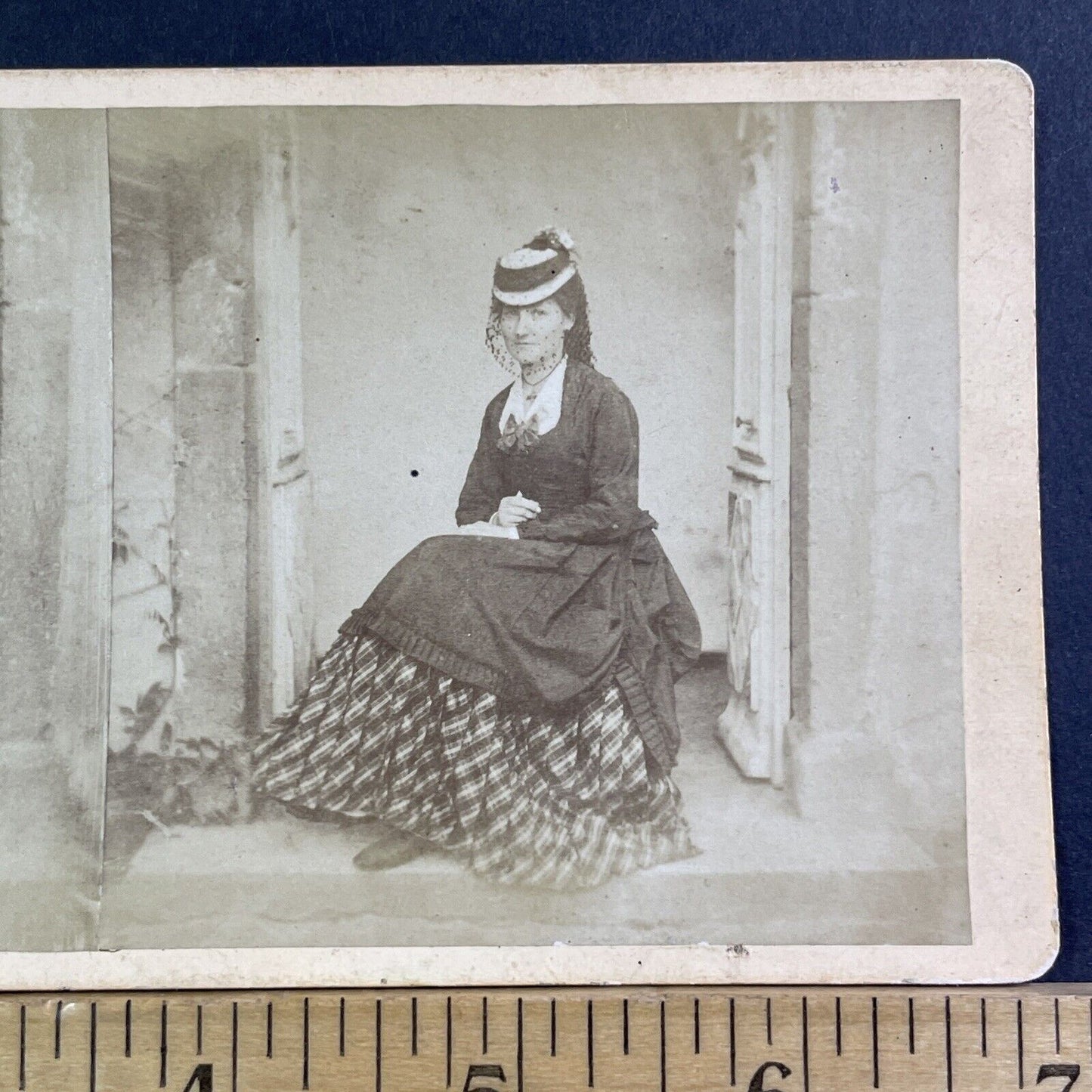 Princess Helena of the United Kingdom Stereoview Riding Wear Antique c1870 X1547