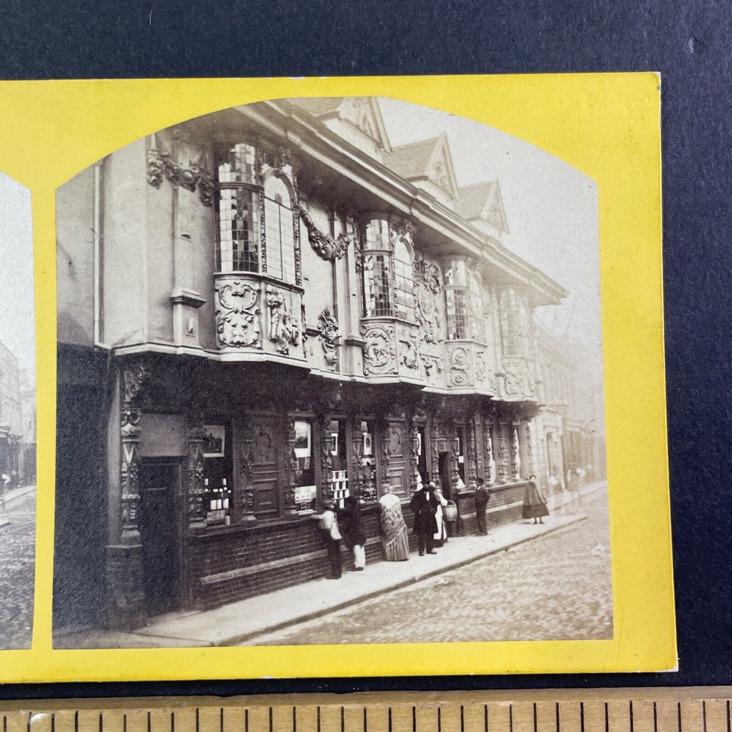 Sparrow's House Ipswich Suffolk England Stereoview Antique c1860 X3834