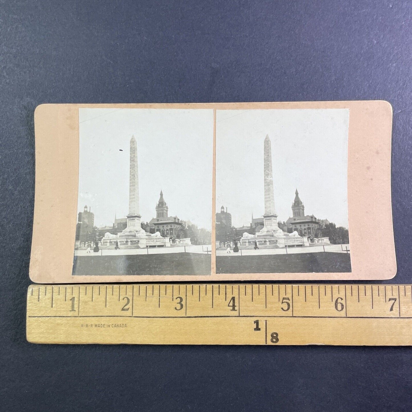 McKinley Monument Buffalo New York Stereoview OOAK Antique c1908 Y2711