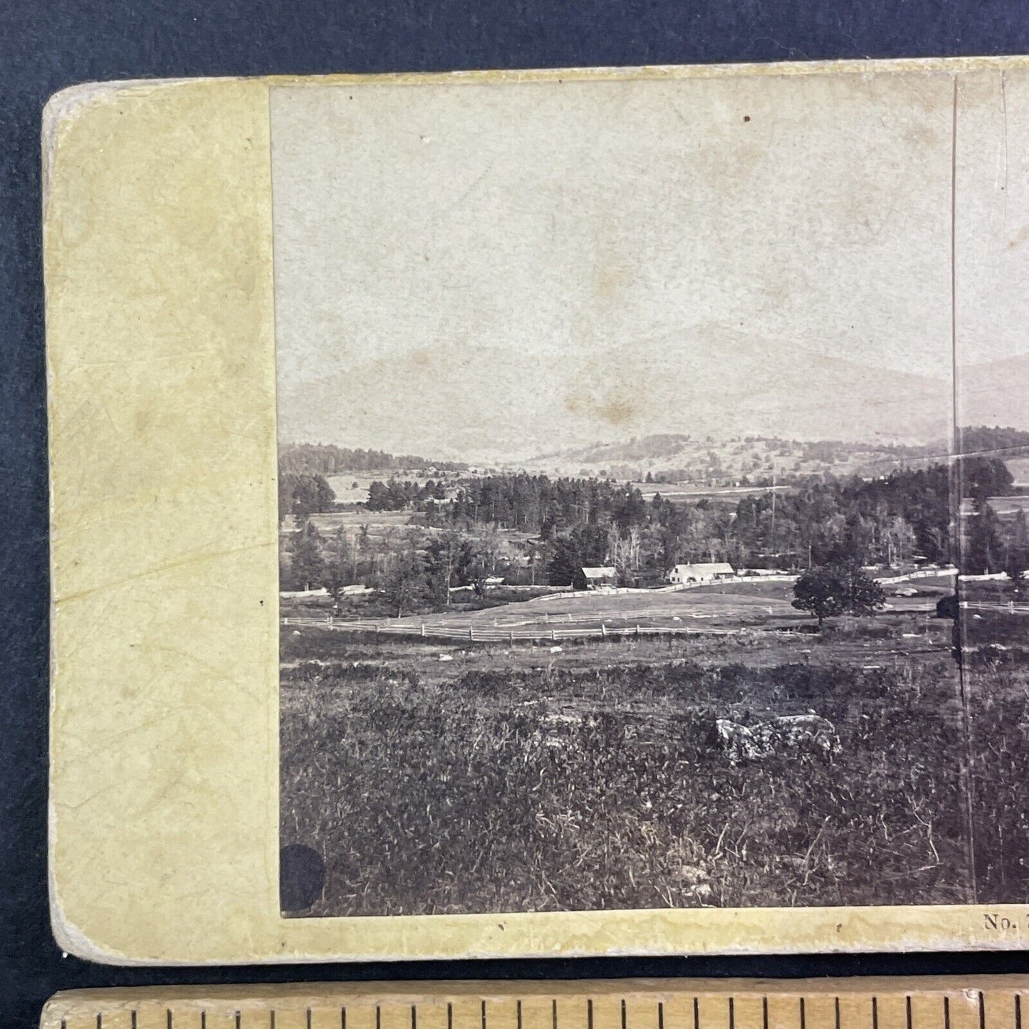 North Conway New Hampshire Stereoview J.P. Soule Antique c1870s Y898